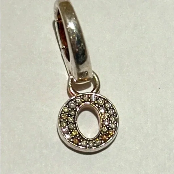 Ippolita Glamazon 925 silver and diamond charm Letter O. NWOT - Picture 1 of 10